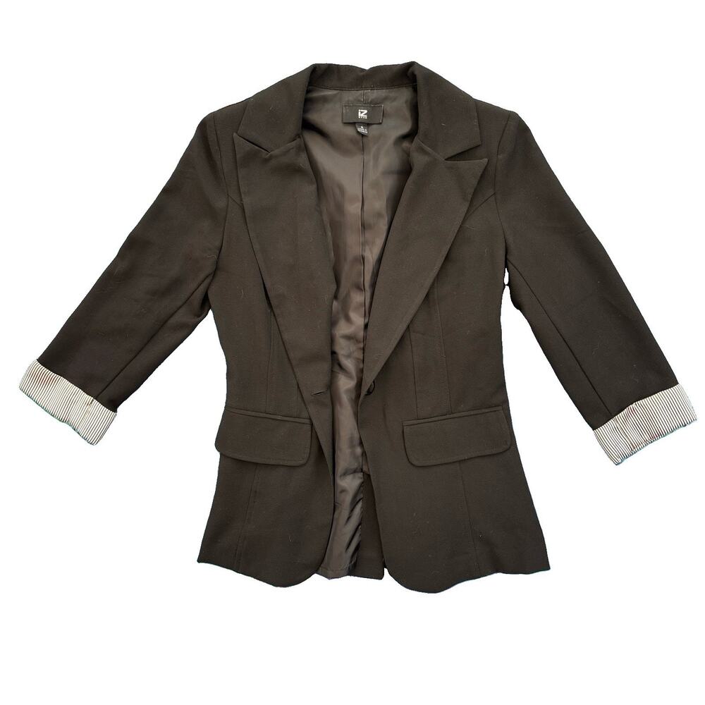 IZ BYER Black 3/4 Sleeve Blazer Jacket Women’s Size Small